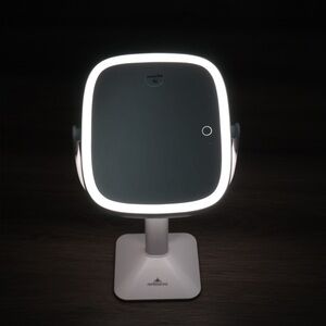 Clearview Dual Sided LED Makeup Mirror rechargeable white